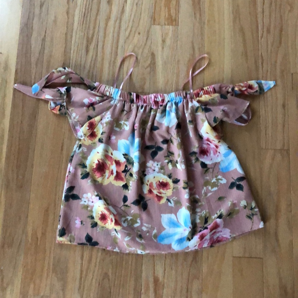 Floral Off-the-shoulder Top
